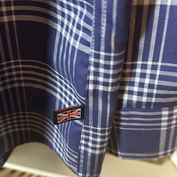 NWT The Savile Row Company Plaid Dress Shirt - Picture 4 of 5